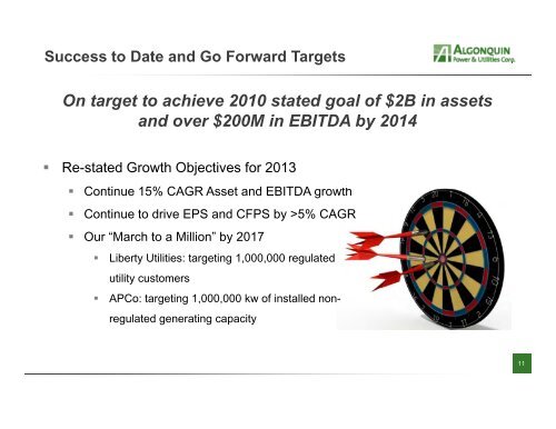 slides here - Algonquin Power & Utilities Corp.