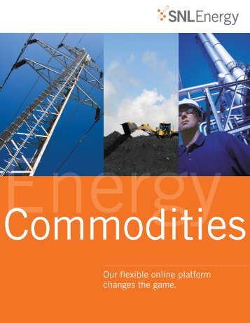 Download a PDF of our Energy Commodities Data brochure