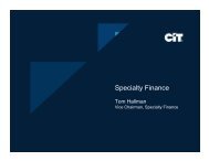 Specialty Finance