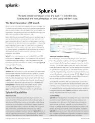 Splunk 4