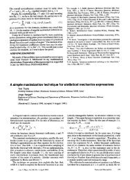 A simple maximization technique for statistical mechanics expressions