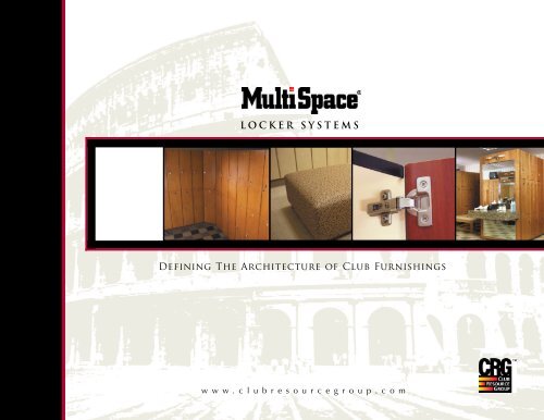 MultiSpace wood lockers.pdf - Snyder Equipment, Inc.