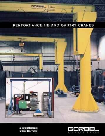 performance jib and gantry cranes - A-Lined Handling Systems