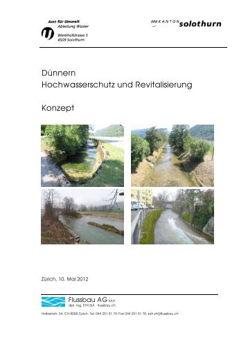 Dünnern Hochwasserschutz und Revitalisierung ... - Kanton Solothurn