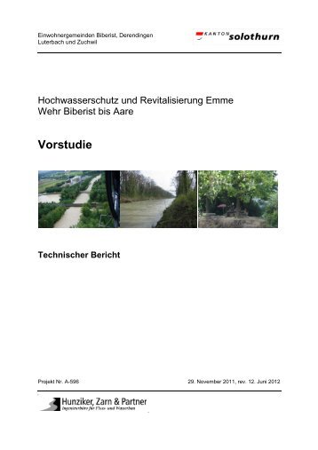 Technischer Bericht (7.2 MB) - Kanton Solothurn