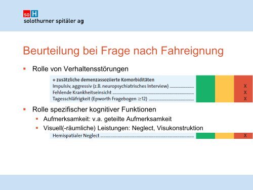 Fahreignung im Alter aus neuropsychologischer Sicht