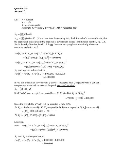 Fall 2002 - Course 3 Solutions