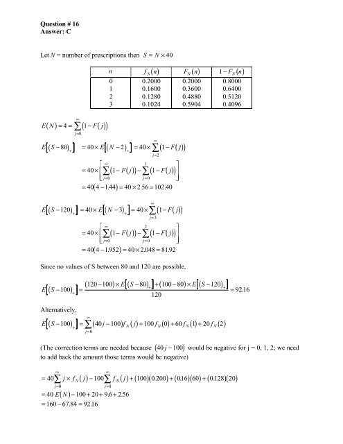 Fall 2002 - Course 3 Solutions