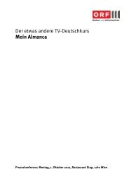 Der etwas andere TV-Deutschkurs Mein Almanca - Agentur Sobieszek