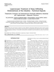 Laparoscopic Treatment of Deep Infiltrating Endometriosis ... - Sobracil