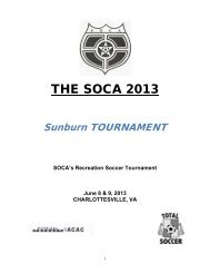 Sunburn Tournament Rules - SOCA