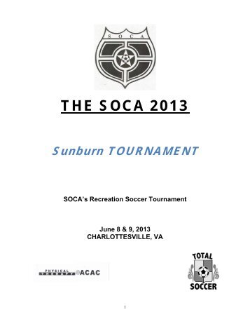 Sunburn Tournament Rules - SOCA