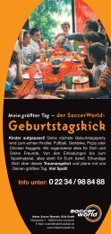 Postkarte 40 - SoccerWorld KÃ¶ln