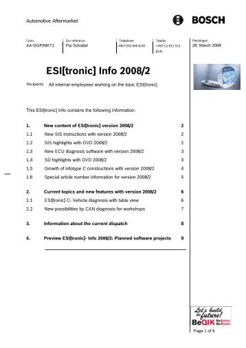 ESI[tronic] Info 2008/2