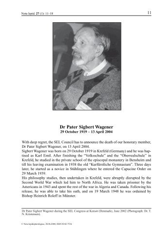 Dr Pater Sigbert Wagener