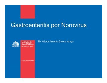 Gastroenteritis por Norovirus