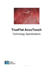 Trueflat Accutouch Technology Specifications