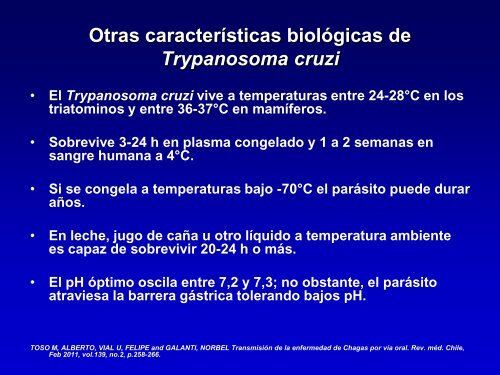 Una mirada al agente de la Enfermedad de Chagas