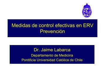 Medidas de control efectivas en ERV PrevenciÃ³n