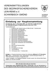 Bezirksfischereiverein Lein Rems E V 1948 Schwabisch Bezirksfischereiverein Lein Rems E V 1948 Schwabisch