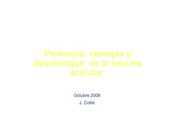 Pertussis: ventajas y desventajas de la vacuna acelular