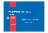 Novedades CLSI 2011 Parte I