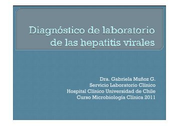 DiagnÃ³stico de laboratorio de las Hepatitis virales