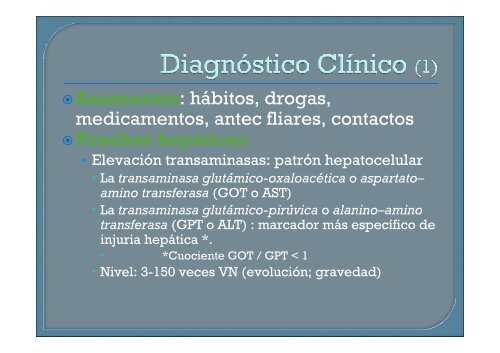 DiagnÃ³stico de laboratorio de las Hepatitis virales