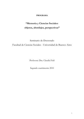 Descargar Programa Feld - Facultad de Ciencias Sociales ...