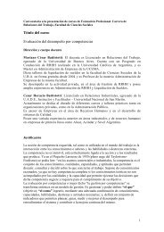 EvaluaciÃ³n del desempeÃ±o por competencias - Facultad de ...