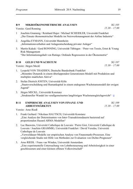 Programm as .pdf - Verein für Socialpolitik