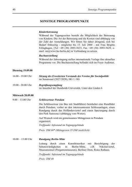 Programm as .pdf - Verein für Socialpolitik