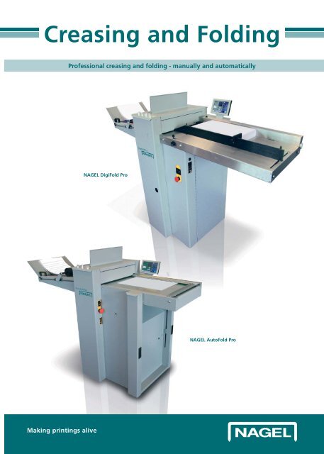 Creasing and Folding - Ernst Nagel GmbH