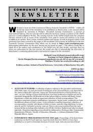 CHNN 22, Spring 2008 - School of Social Sciences