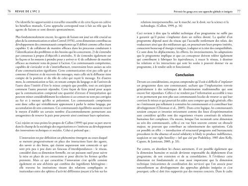 Revue de L' R e v I e W - Faculty of Social Sciences - UniversitÃ© d ...