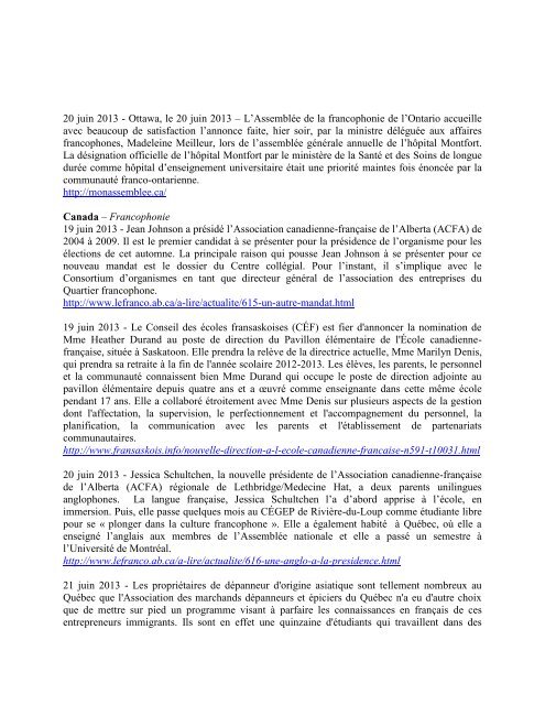 rubrique 1: dÃ©veloppement communautaire - Faculty of Social ...