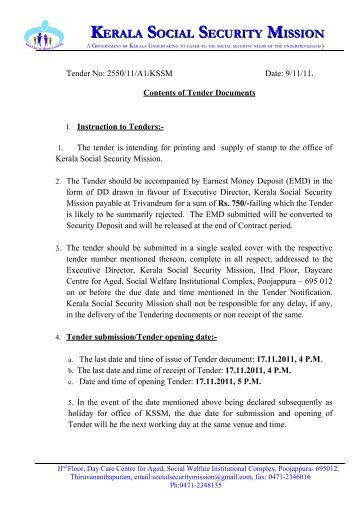 Tender documents 10.11 (2).pdf - Kerala Social Security Mission