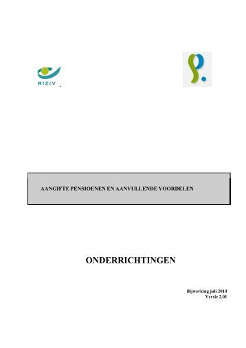 Instructies (.pdf) nieuw venster - Sociale Zekerheid