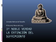 3Âª Noble Verdad La ExtinciÃ³n del Sufrimiento - Sociedad TeosÃ³fica ...