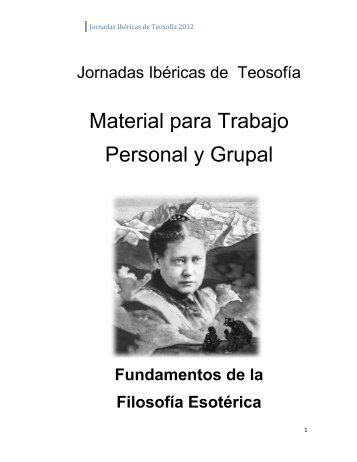 material introductorio - Sociedad TeosÃ³fica EspaÃ±ola