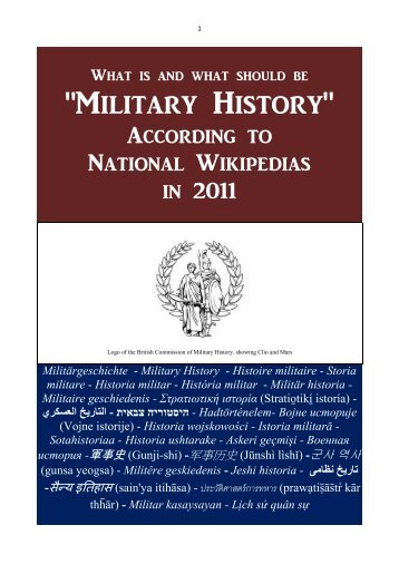 "Milit[ry History" - Societa italiana di storia militare