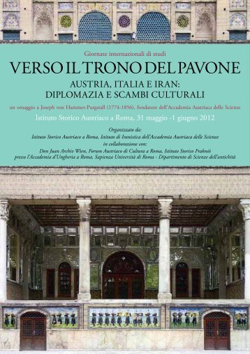 programma VERSO IL TRONO DEL PAVONE.pdf - Istituto Storico ...