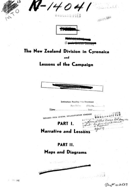 1942 FREYBERG Nz-Div-in-Cyreniaca - Societa italiana di storia ...