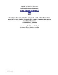 nato order of battle 1989 v3.0 - Societa italiana di storia militare