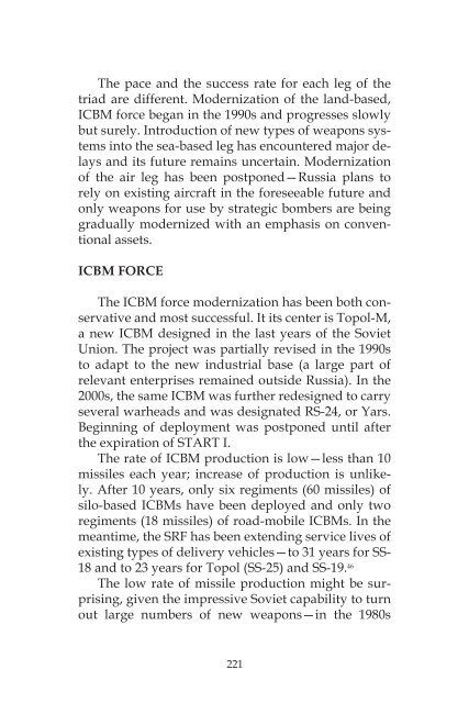 Russian Nuclear Weapons: Past, Present, and Future