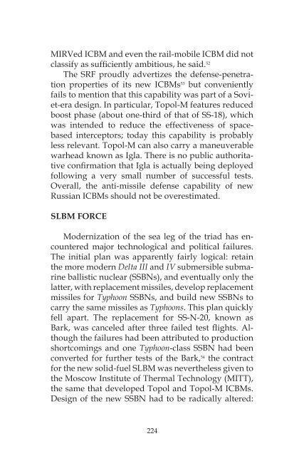 Russian Nuclear Weapons: Past, Present, and Future