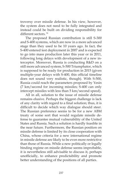 Russian Nuclear Weapons: Past, Present, and Future