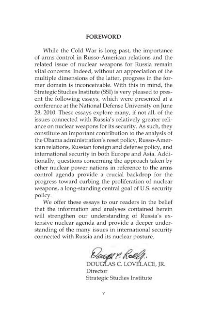 Russian Nuclear Weapons: Past, Present, and Future