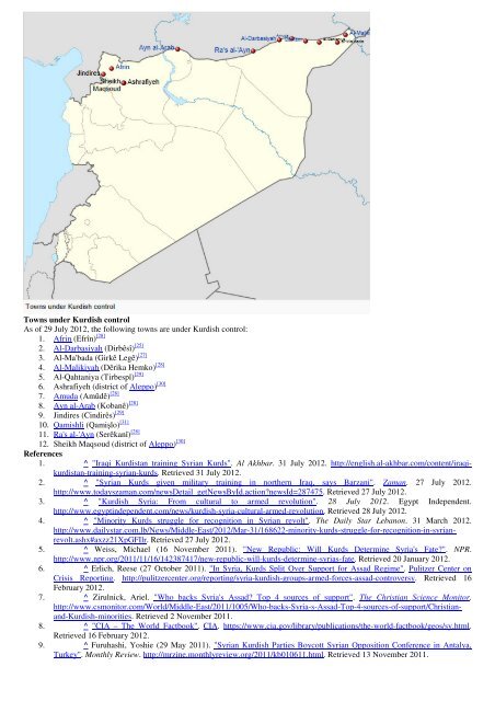 Syrian Civil War 2011-2012 - Societa italiana di storia militare