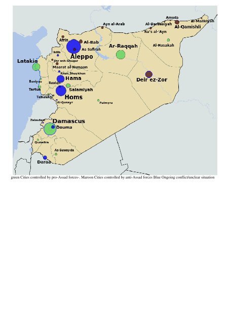 Syrian Civil War 2011-2012 - Societa italiana di storia militare